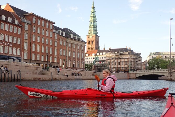 Kayak Tour in Copenhagen Harbor in May and September - Christiansborg Palace and the political center