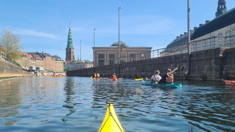 Kayak Tour in Copenhagen Harbor - June, July and August - Slotsholmen, Gammel Strand, and Christiansborg