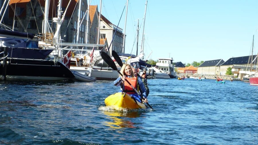 Kayak Tour in Copenhagen Harbor - June, July and August - Christianshavn’s canals at paddle level